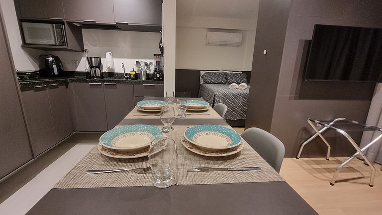 Studio Moderno em Icaraí – Conforto, Lazer e Vista Incrível!