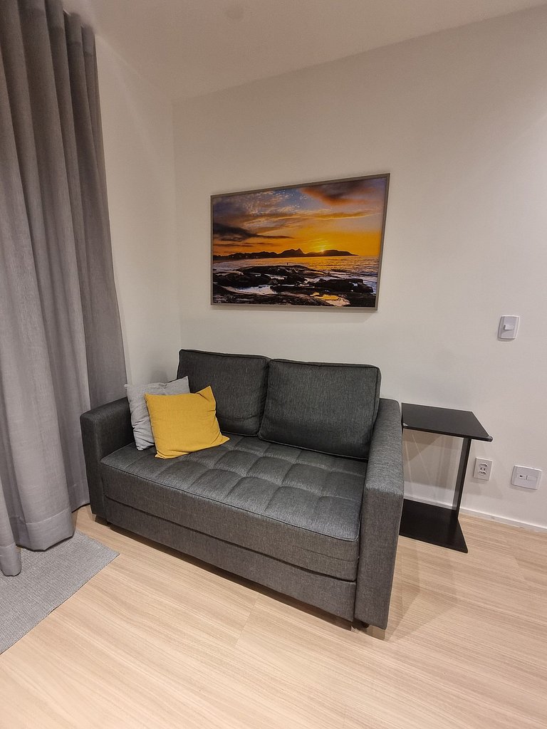 Studio Charmoso em Icaraí com Lazer Premium