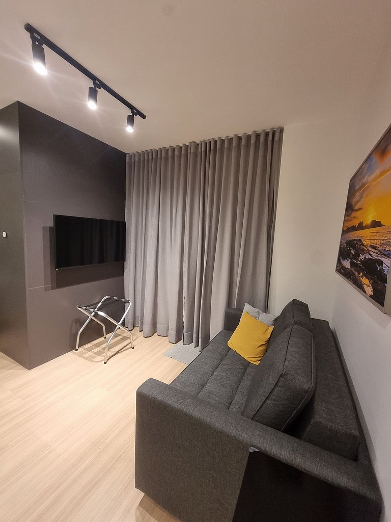 Studio Charmoso em Icaraí com Lazer Premium