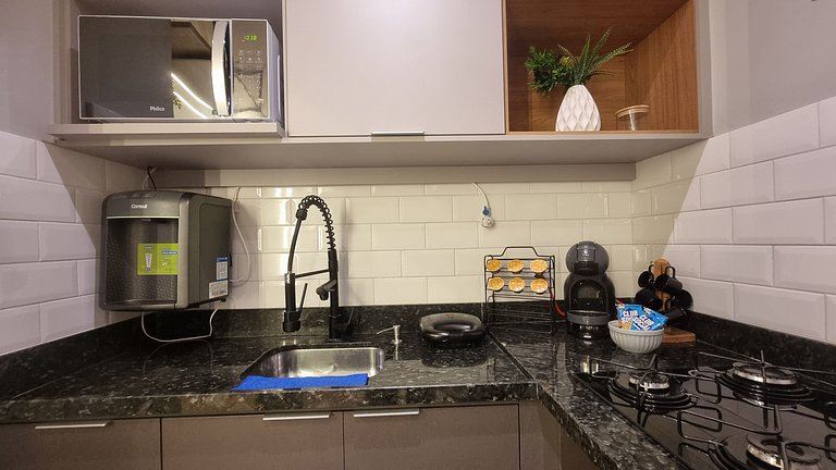 Studio Moderno com Varanda Gourmet