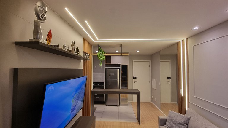 Modern Studio with BBQ Balcony