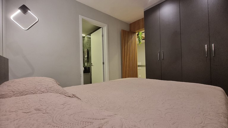 Studio Moderno com Varanda Gourmet