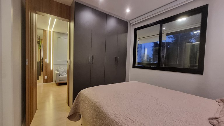 Modern Studio with BBQ Balcony