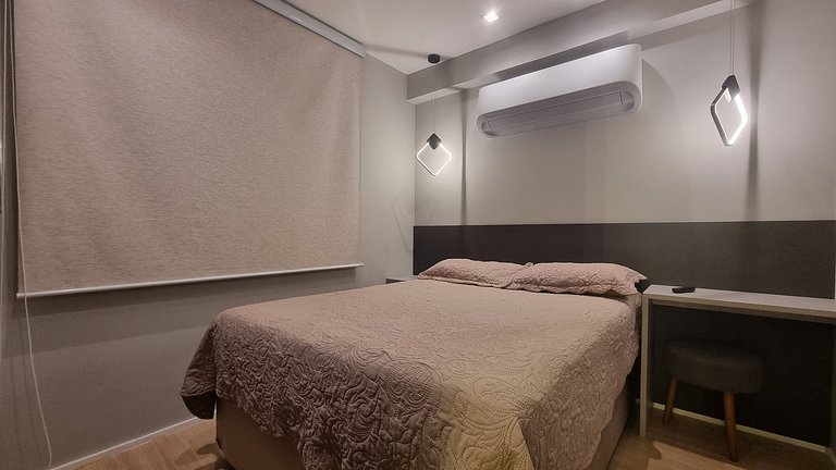 Modern Studio with BBQ Balcony