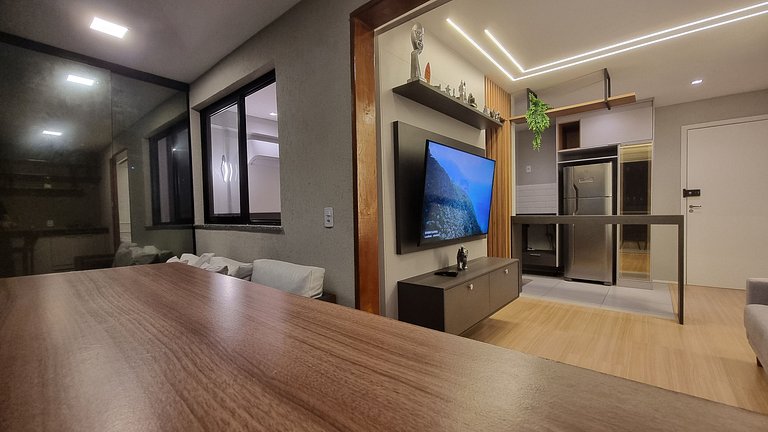 Modern Studio with BBQ Balcony