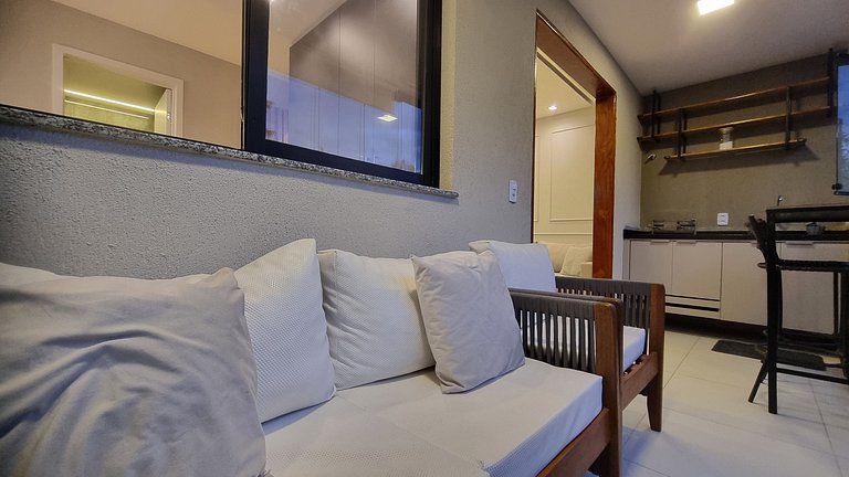 Modern Studio with BBQ Balcony