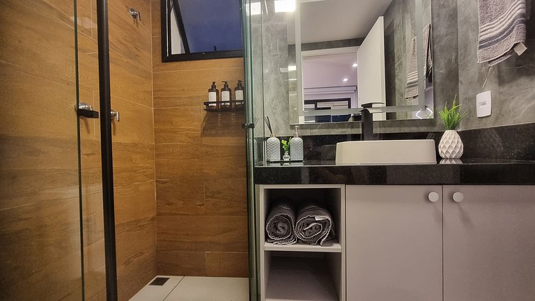 Studio Moderno com Varanda Gourmet
