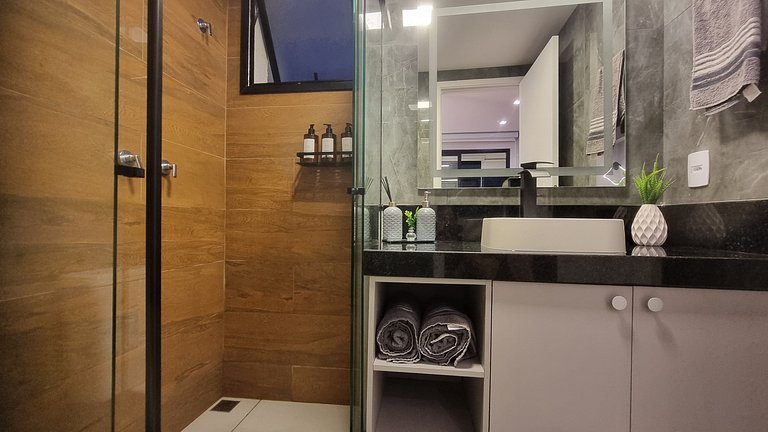 Studio Moderno com Varanda Gourmet