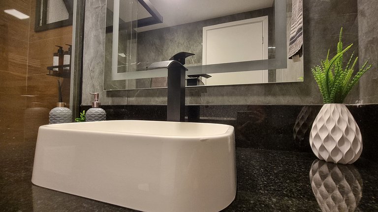 Studio Moderno com Varanda Gourmet