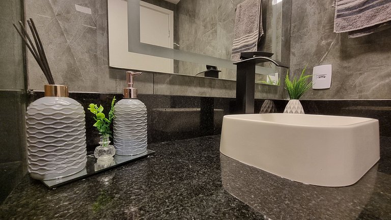 Studio Moderno com Varanda Gourmet